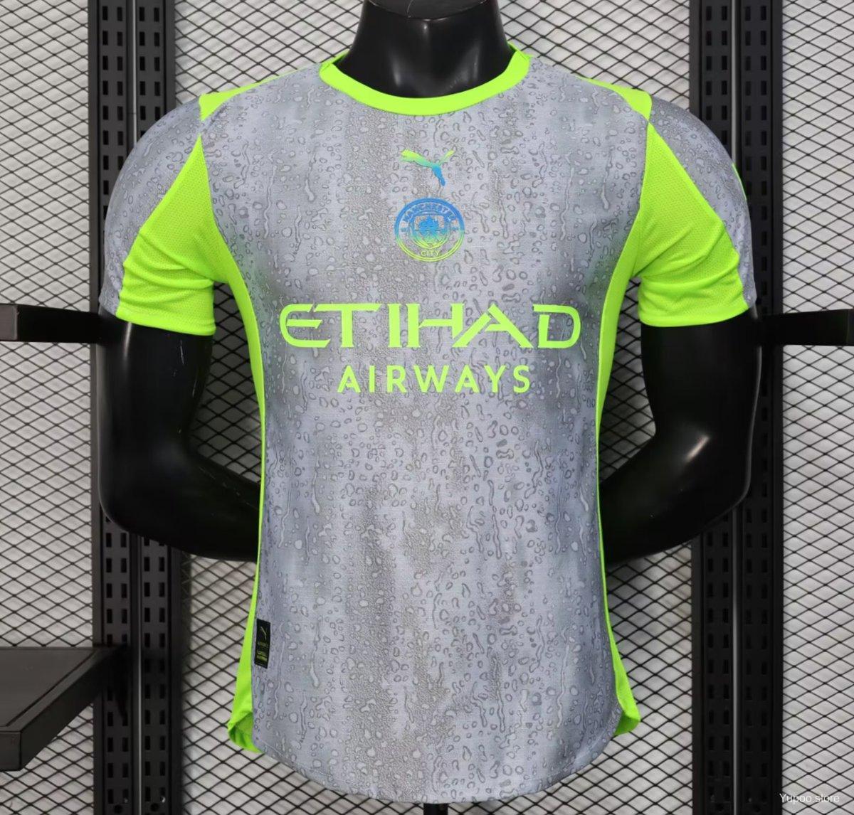 Camiseta de fútbol Manchester City 2025/26 TERCERA MANGA CORTA VERSION JUGADOR